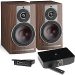 DALI Rubicon 2 C Walnut + Sound Hub + BluOs Module