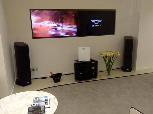 Naim Audio в автосалоне Bentley