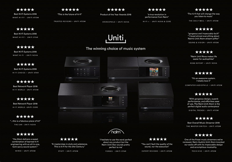 Naim Audio Uniti Serie в салоне AVComfort