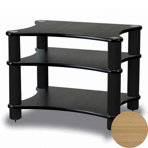 Solid Tech Radius Solo 3 black corner-pillars Oak Solid Tech Radius Solo 3 black corner-pillars Oak