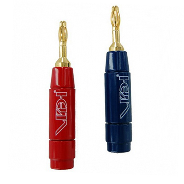 Van Den Hul BERRI Gold plated Bus Banana 10 мм Red