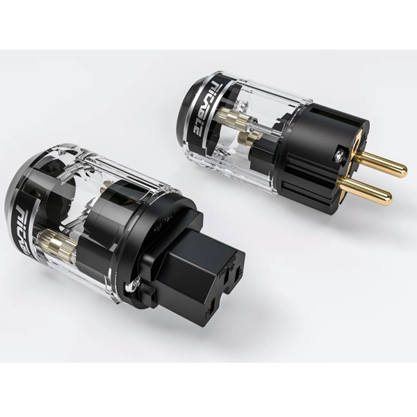Ricable Custom Power USP Hi-Fi Schuko + IEC Power Connector Kit