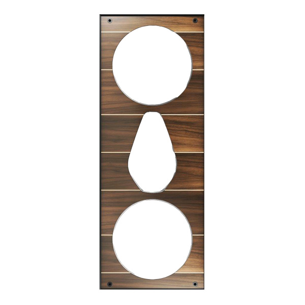 Sonus Faber Palladio PL-664 Vertical (Wood panel + String Grille + Frame) Walnut