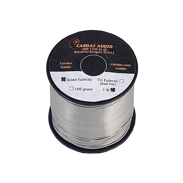 Cardas Audio Quad Eutectic Roll Solder, 1 lb