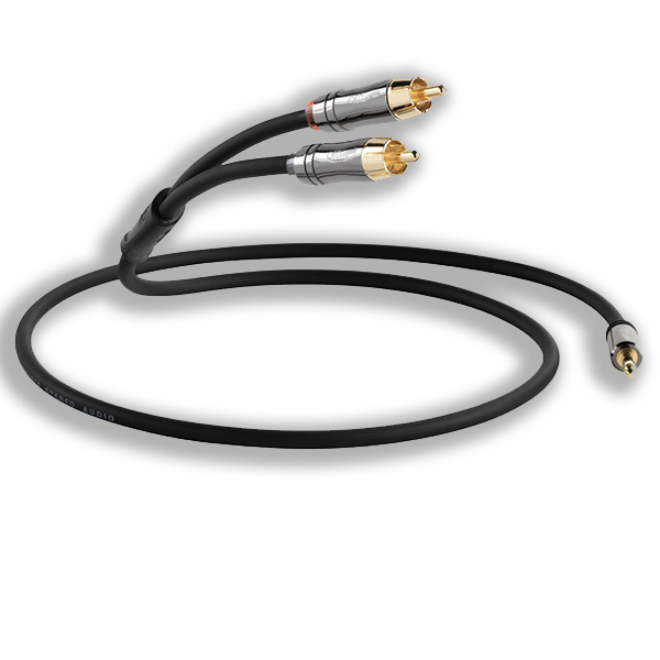QED Performance Audio Graphite J2P 1,5 m 3.5mm Jack Plug---&gt;2 Phono (QE6500)