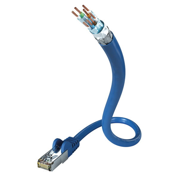 Inakustik Profi CAT7 Ethernet Cable, 0.5 m