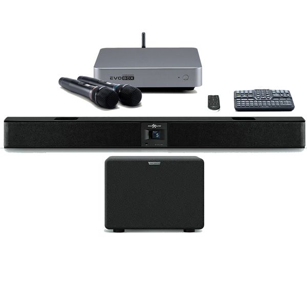 Evolution Evobox Classic с микрофонами и саундбаром Graphite Evolution Evobox Classic с микрофонами и саундбаром Graphite