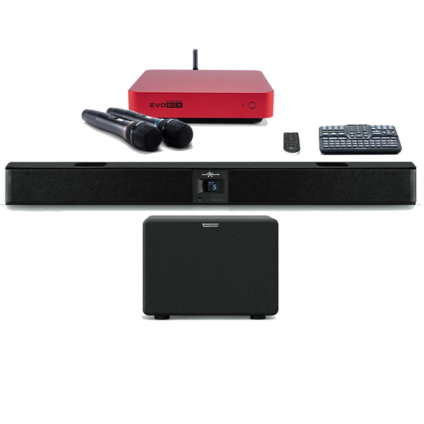 Evolution Evobox Classic с микрофонами и саундбаром Ruby Evolution Evobox Classic с микрофонами и саундбаром Ruby
