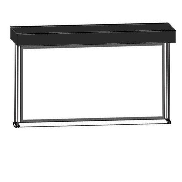 ViewScreen Antis Pro 16:10 275" 592*370 ED Soft MW knob
