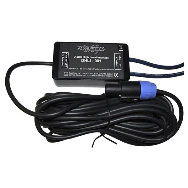 MJ Acoustics DHLI-001 High-Level Interface with Bass-IC Leads, 4 m