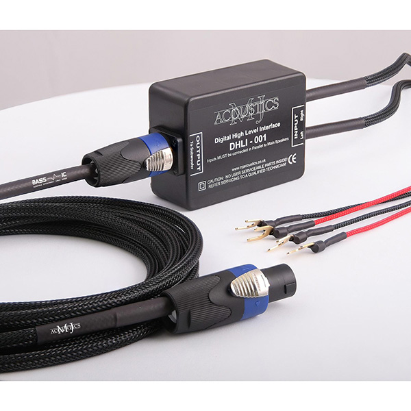 MJ Acoustics DHLI-001-MB High-Level Interface with 2 Bass-IC Lead, 4 m