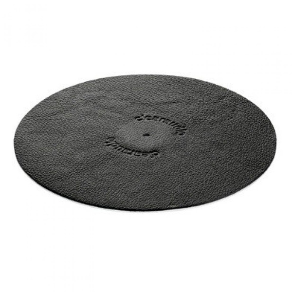 Clearaudio Leather mat Black