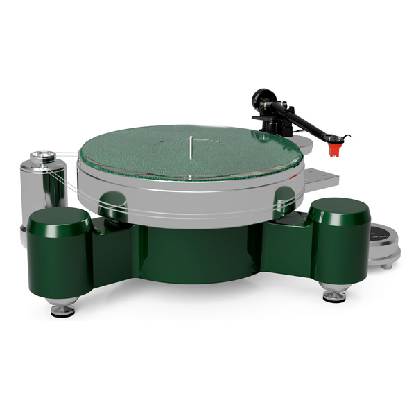 Acoustic Solid Wood Round Polished British Racing Green, WTB370 AT740 M2