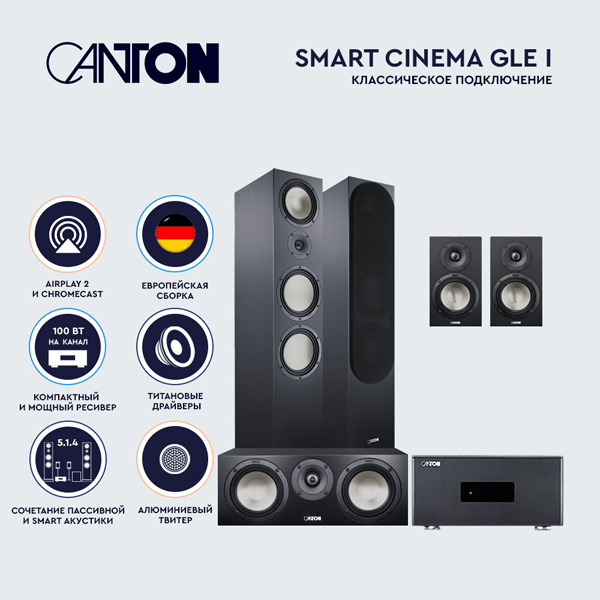 Canton Smart Cinema GLE I Black