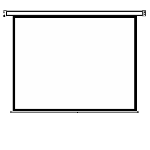 VIEWSCREEN Antis 16:9 275" 608*342 MW knob
