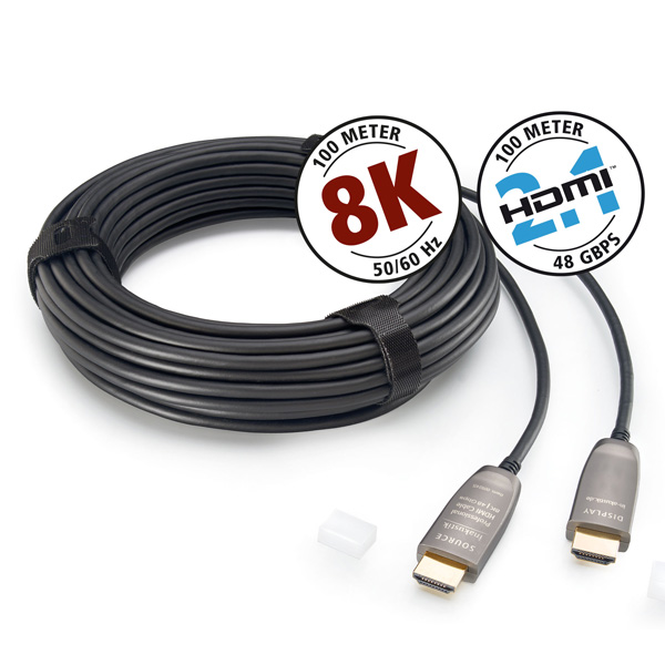 Inakustik Profi HDMI 2.1 Optical Fiber Cable 8K 48Gbps, 10 m Inakustik Profi HDMI 2.1 Optical Fiber Cable 8K 48Gbps, 10 m