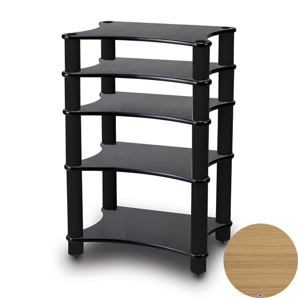 Solid Tech Radius Solo 5 black corner-pillars Oak