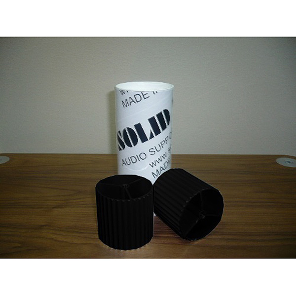 Solid Tech 65,5 mm feet+spikes Black