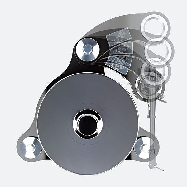 Transrotor База для тонарма 9" или 12" для Rondino FMD Transrotor База для тонарма 9" или 12" для Rondino FMD