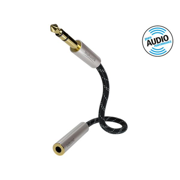 Inakustik Excellence Extension Audio, 6.3 mm jack-jack, 3,0 m
