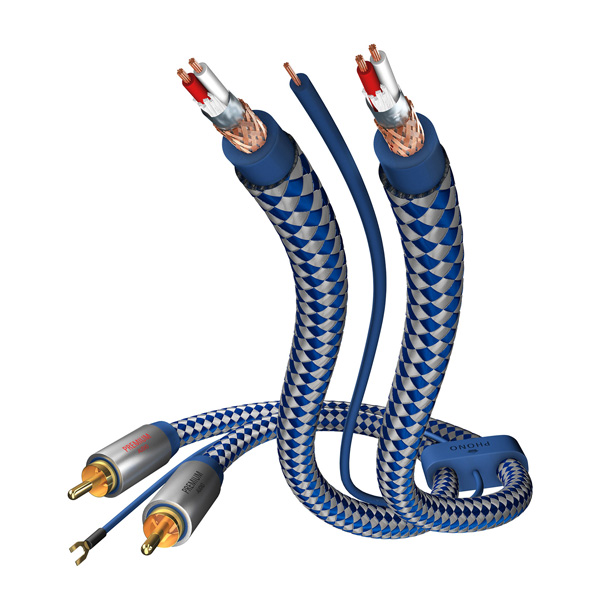 Inakustik Premium Phono Cable, RCA-RCA, 0.75 m