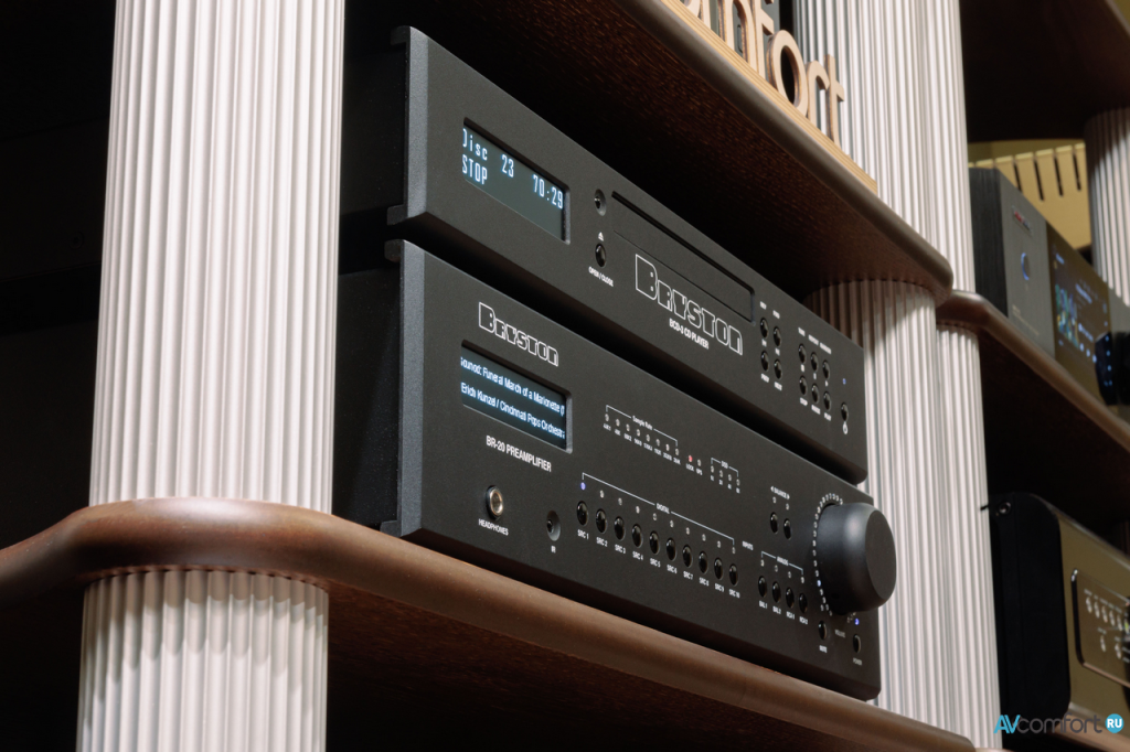 Предусилитель Bryston BR-20 и усилитель мощности Bryston 4B-3 Cubed в AVComfort