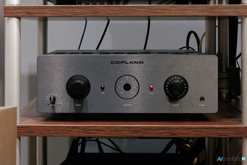 Напольная акустика Klipsch Heresy IV и интегральный усилитель Copland CSA 150 в AVComfort.ru