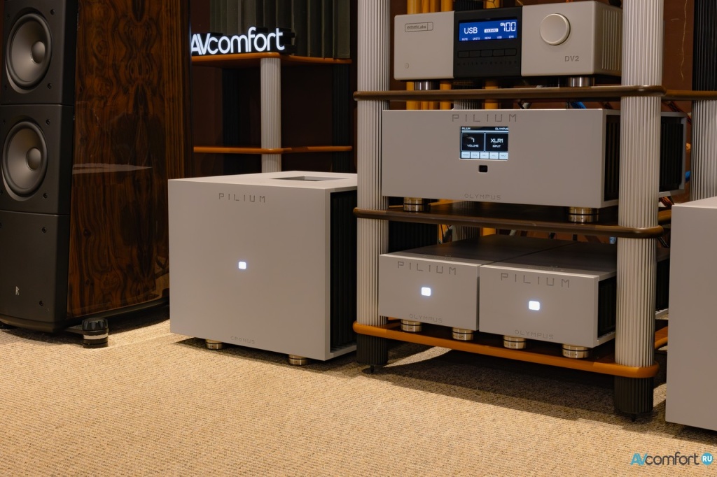 Pilium Audio: предусилитель Olympus и усилитель мощности Cronus в AVComfort