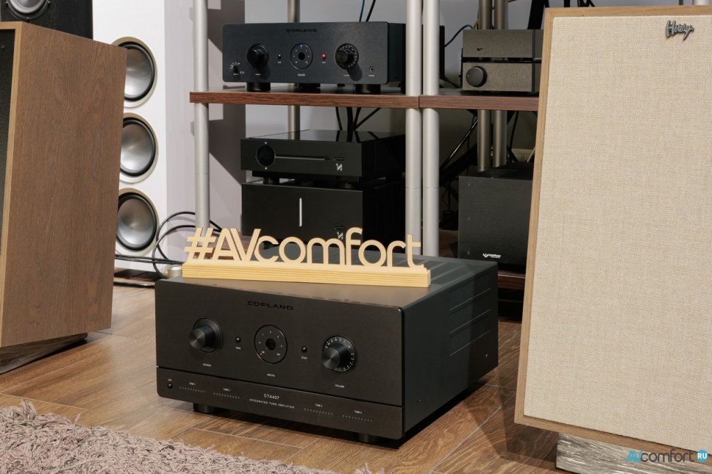 Напольная акустика Klipsch Heresy IV и интегральный усилитель Copland CSA 150 в AVComfort.ru