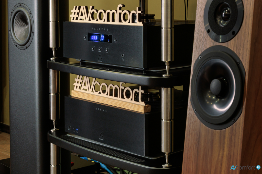 Усилитель мощности Aesthetix Dione и предусилитель Aesthetix Pallene в AVComfort