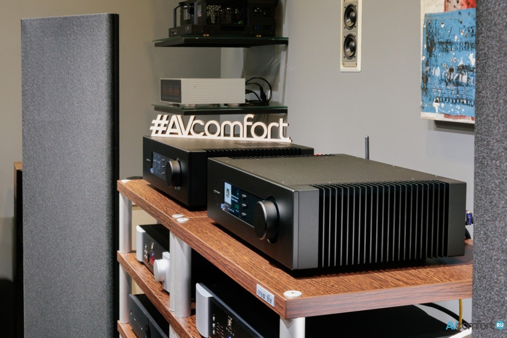 Интегральный усилитель Quad Platina Integrated и cетевой проигрыватель Quad Platina Stream в AVComfort