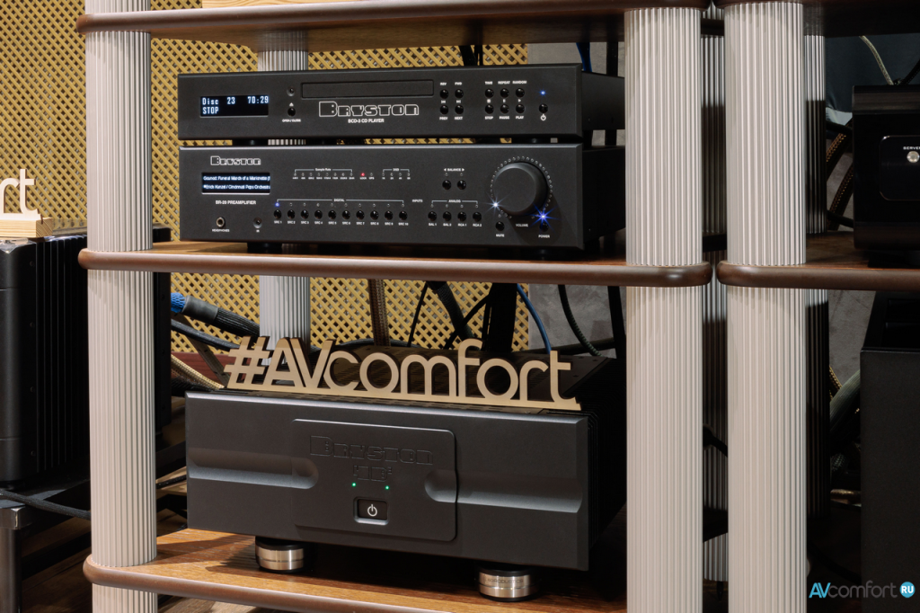 Предусилитель Bryston BR-20 и усилитель мощности Bryston 4B-3 Cubed в AVComfort