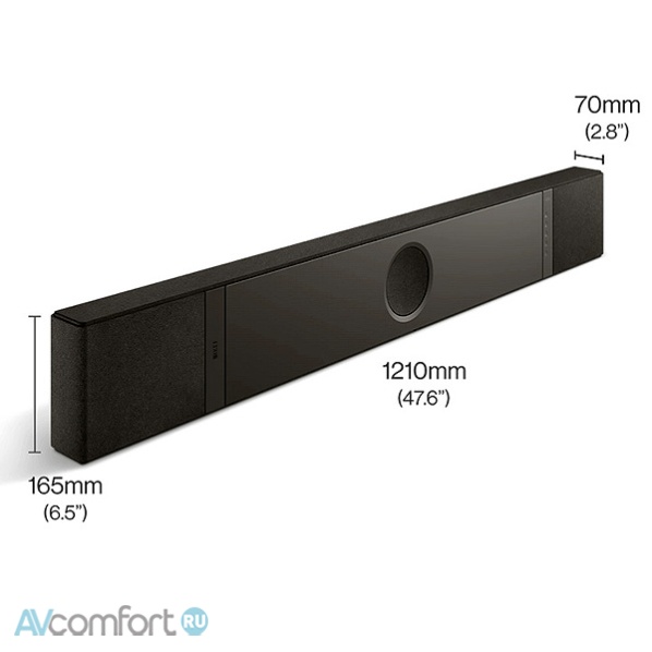 KEF XIO Soundbar Slate Black (SP4083B0AA)
