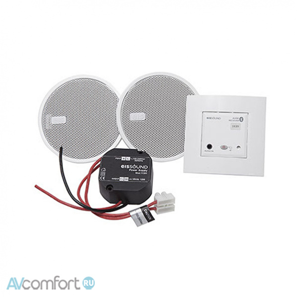 EISSOUND 52908 In-Wall Bluetooth 2,5" White