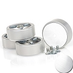 SOLID TECH HYISS75 Hybrid Isolators Silver