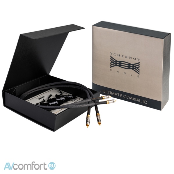 Tchernov Cable Ultimate Coaxial IC Analog RCA 0,62 m Tchernov Cable Ultimate Coaxial IC Analog RCA 0,62 m
