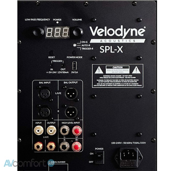 Velodyne SPL-X18 Black