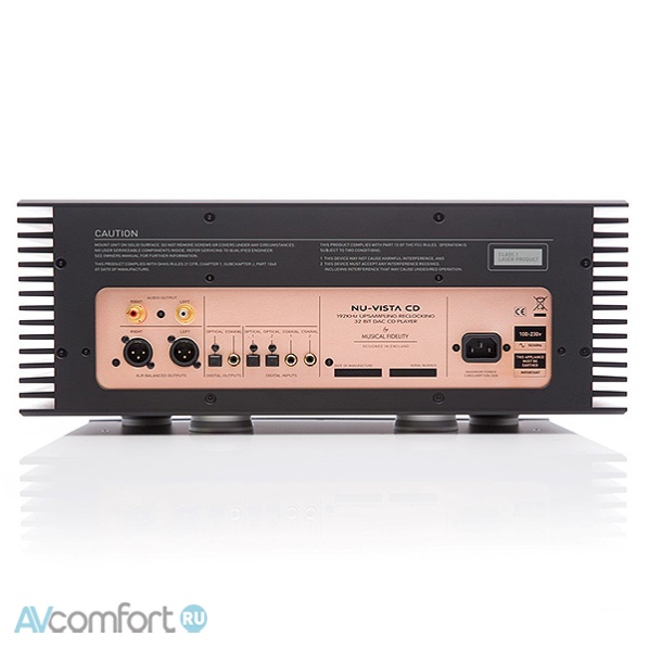 Musical Fidelity NU-Vista CD Player Silver