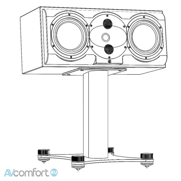 Perlisten Audio R5c White High Gloss