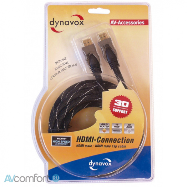 Dynavox HDMI CABLE HIGH SPEED 1.4, 3,0 m