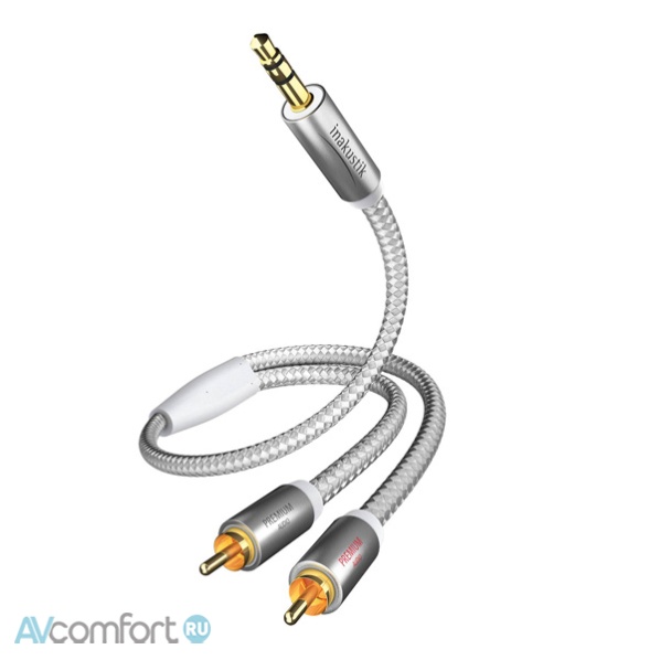 AVComfort, Inakustik Premium MP3 Audio TRS 3,5 - 2RCA, 5.0 m