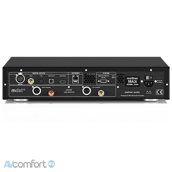 EMM Labs Meitner MA3i Integrated D/A Converter Black