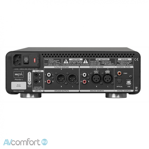 SPL Phonitor X+DAC768xs Red
