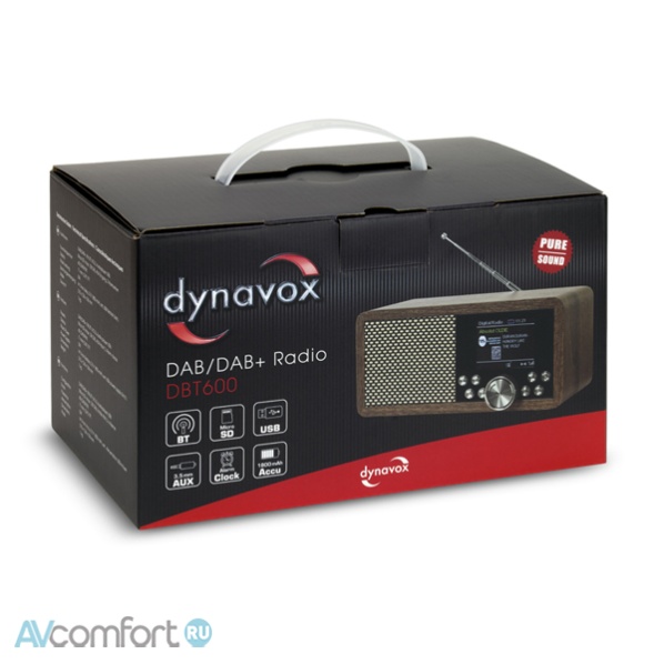 Dynavox DBT600 DAB+ Radio Walnut