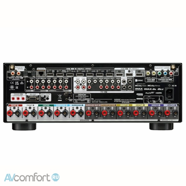 Denon AVR-X4800H Black Denon AVR-X4800H Black