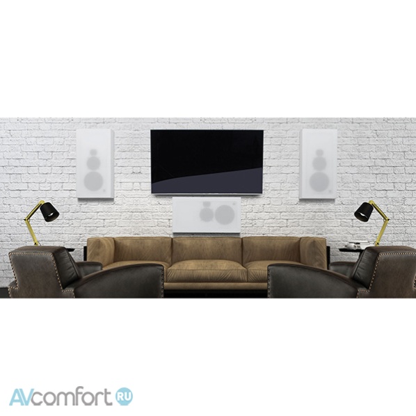 ATC HTS40 On Wall Black Satin