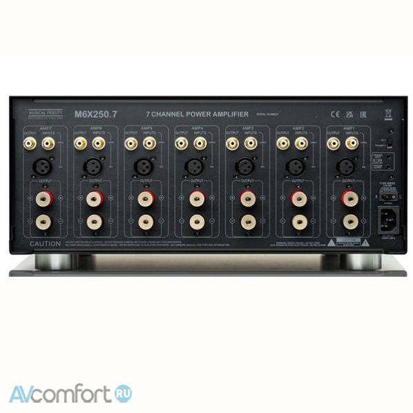 Musical Fidelity M6x 250.7 Silver