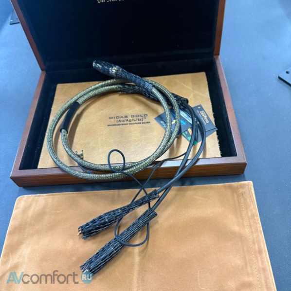 Zavfino Midas Gold Phono Cable Straight DIN-RCA 1,5 m