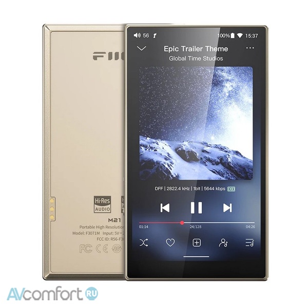 AVComfort, FiiO M21 (F3071M) Titanium Gold