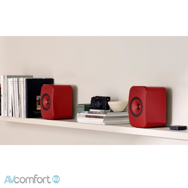 KEF LSXII Lava Red
